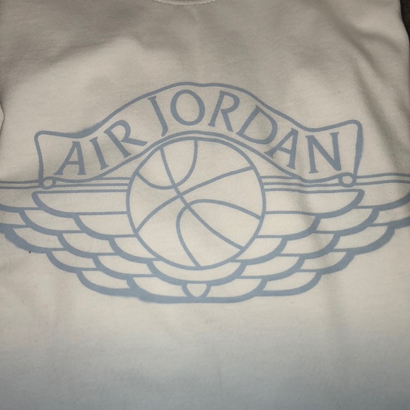 🔥Jordan Fadeaway Faded Tee, NWT, Ice Blue⛹🏿‍♂️ - Picture 4 of 5
